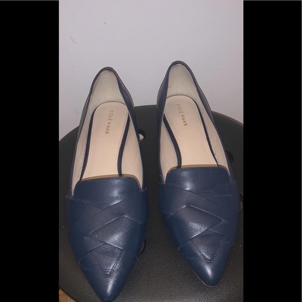 Cole Haan navy blue dress shoes size 7